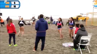 Argentina vs Chile beach handball panam 2018 #5