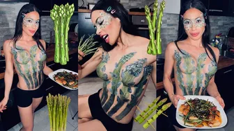 How To Cook Asparagus Honey / Como Cocinar Esparragos Con Miel / Receta Esparragos Recipe Aparagus