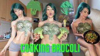 How To Cook Broccoli // Como Cocinar Brocoli // BodyPaint Brocoli // Recipe With Broccoli