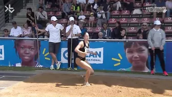 Marie Jung long jump - Ratingen 2024 #2