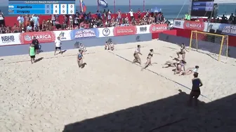 Uruguay vs Argentina sul centro beach handball #2