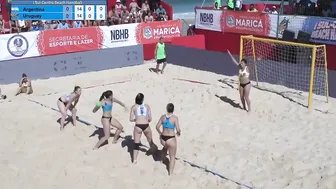 Uruguay vs Argentina sul centro beach handball #4