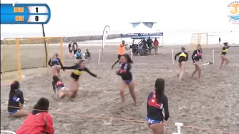 Uruguay vs Chile beach handball panam 2018 #2