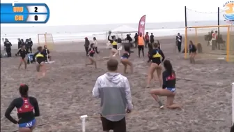 Uruguay vs Chile beach handball panam 2018 #4