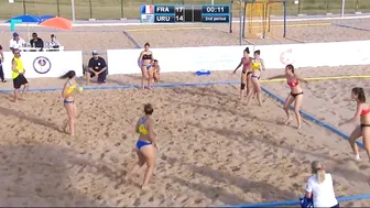 France vs Uruguay beach handball wc 2018 #3