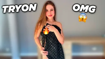 BEST FISHNET TRANSPARENT BODYSUIT TRY ON HAUL (4K) #1