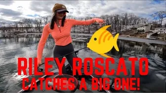 Riley Roscato Catches a BIG One! - Reeling With Riley