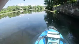 CATCHING A LARGEMOUTH BASS WHILE PADDLEBOARDING #4