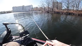 Fishing OPEN WATER In New England in FEBRUARY #3