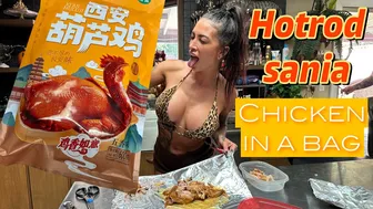 EATING CHICKEN IN A BAG FROM CHINA #1