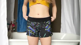 Super Long Shorts Try On Extended Version on Other Sites + Use the Join Button to See Now! #5