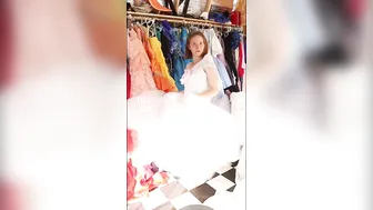 White Ball Gown Try On Teaser (Full Video on Patreon.com/jennacitrus) #2