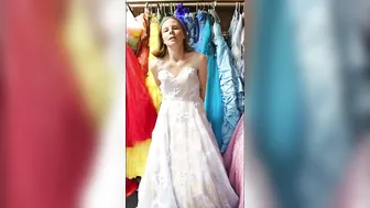 Light Blue Ball Gown Salute Trying on and Finding Favorites! #2