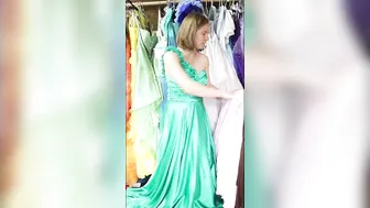 Green Gowns Try On Haul Video #3