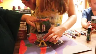 Speed Glitter Hand Painting #4