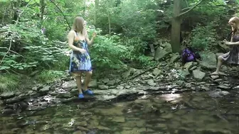 Ivy Lee and Jenna Citrus in the Creek BTS Photoshoot #3