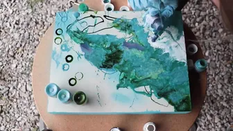 Changing the Wave Fast Motion Painting by Jenna Citrus #2