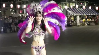 Asakusa Samba Carnival, Late Aug, 2020 | Tokyo Cheapo【紫羽根の衣装】サンバ 【dance & choreography】 #2