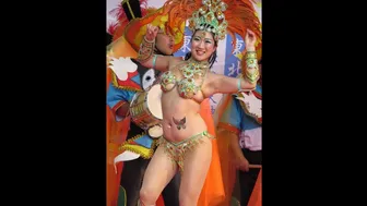 SAMBA ✨オレンジ羽根の衣装✨Samba Carnival, Late Aug, 2020 | Tokyo Cheapo 【dance motion & musical performance】