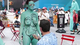 Bodypainting on the private parts of women - World Bodypainting Festival 2019 #4