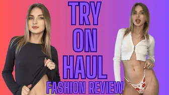 Transparent Try On Haul | Long-Sleeved Top | White Cropped Top | See-Through Clothes & No Bra Trend