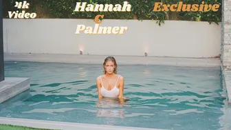 Hannah Palmer's White Top Is No Match for the Swimming Pool!