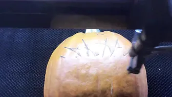 Laser Pumpkin Carving #3