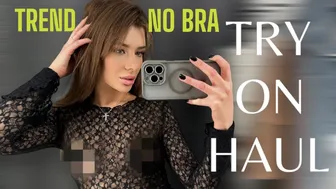 [4K] Transparent Haul with Viktoria | Transparent Top No Bra (2024) #1