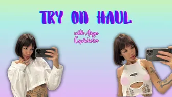 Try on Haul: See Through Knitted Top & Chic White Shirt