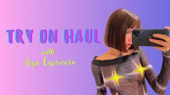 Try on haul with Asya Capricorn| See through tops edition