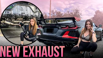 Corvette C8 gets INSANE FabSpeed Exhaust!